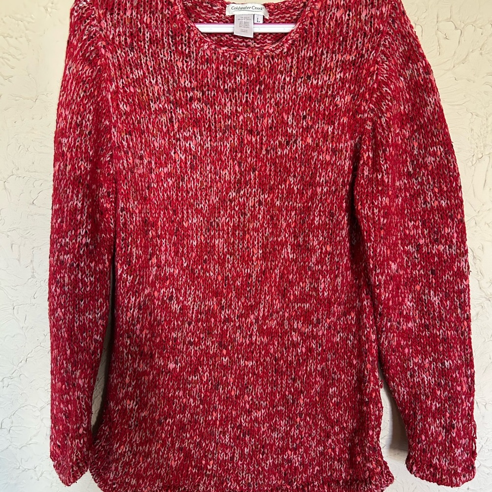 Women's Red Sweater